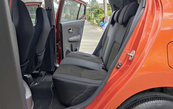 Orange Toyota Wigo 2018 Hatchback at 43000 for sale in Manila-7