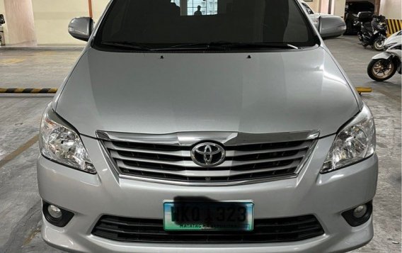 Silver Toyota Innova 2013 for sale in Automatic