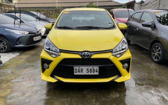 Yellow Toyota Wigo 2022 for sale in Quezon City-1