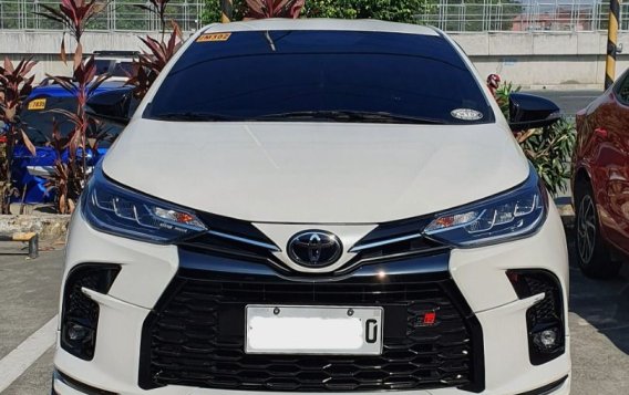 Pearl White Toyota Vios 2022 for sale in Quezon City