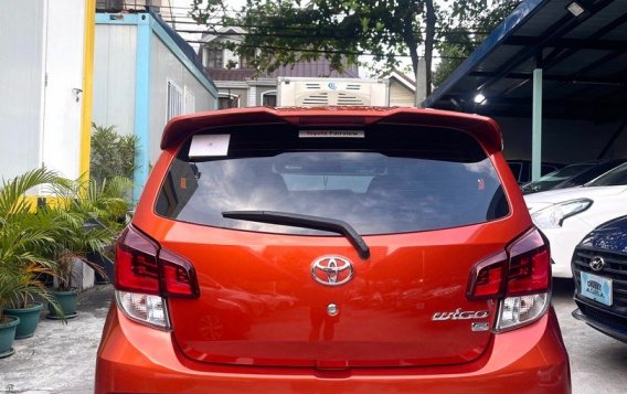 Orange Toyota Wigo 2019 for sale in Quezon City-4
