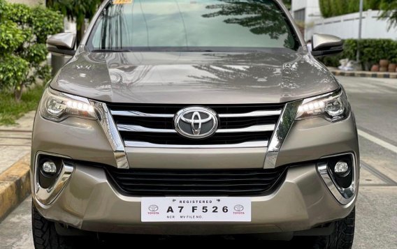 Bronze Toyota Fortuner 2019 for sale in Automatic-1