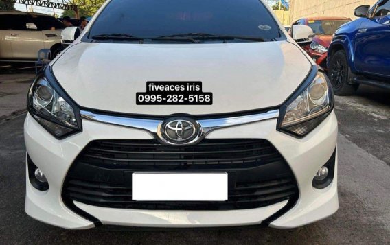 White Toyota Wigo 2019 for sale in Automatic-5