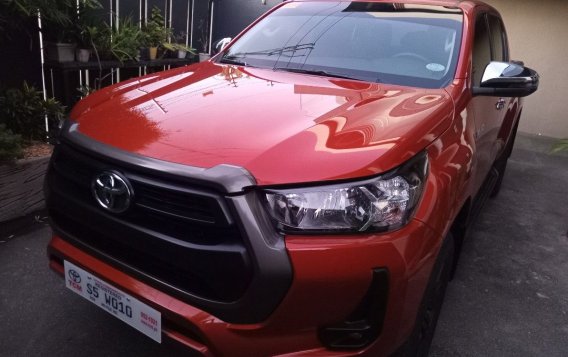 Orange Toyota Hilux 2022 for sale in Manual-1