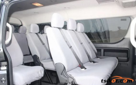 Grey Toyota Hiace 2018 Van at Manual  for sale in Angeles-2