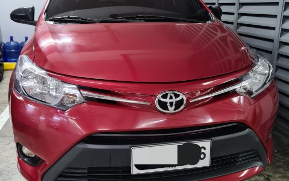 Red Toyota Vios 2014 Sedan at 41000 for sale