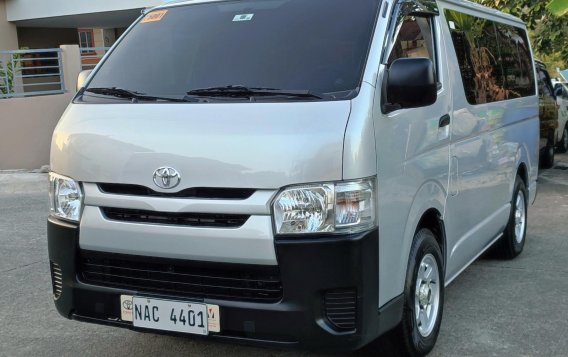 Silver Toyota Hiace 2017 Van for sale in Manila-1