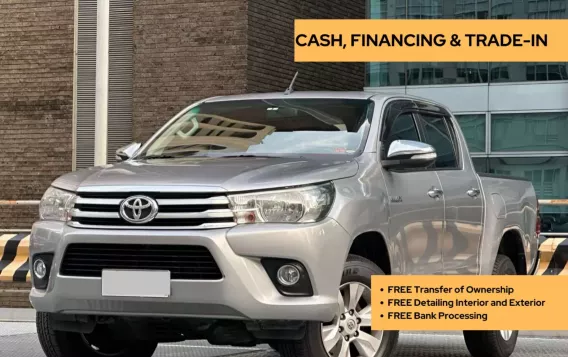 2016 Toyota Hilux  2.4 G DSL 4x2 A/T in Makati, Metro Manila