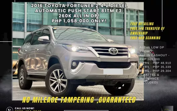 2016 Toyota Fortuner in Makati, Metro Manila