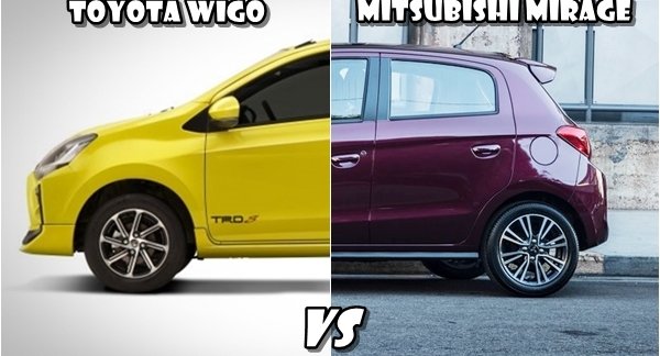 Comparison car review: Toyota Wigo vs Mitsubishi Mirage in the Philippines